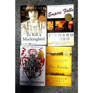 Book Bundle: PULITIZER PRIZE bundle of 4 books Paperback Novel BookClub